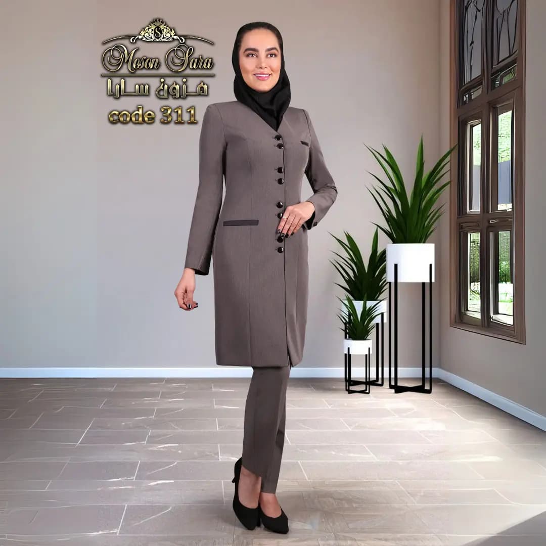 فرم اداری خط دار زنانه کد 311 — تصویر ۸