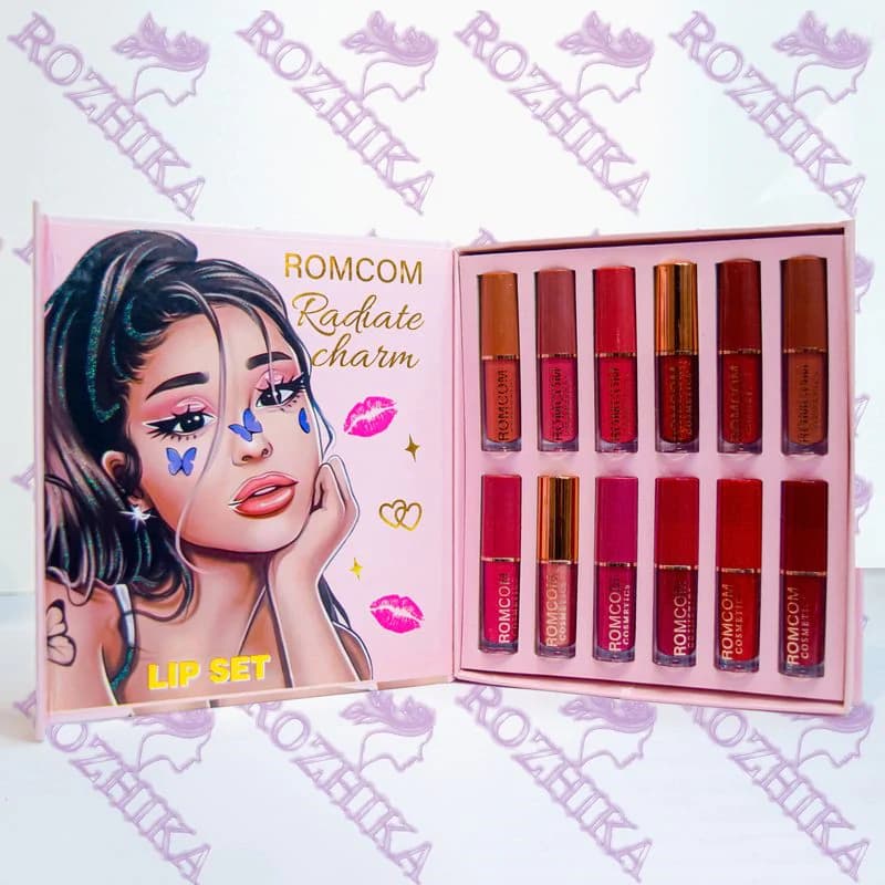 پک رژ لب مایع مینی رام کام 12 رنگ + برق لب — تصویر ۵