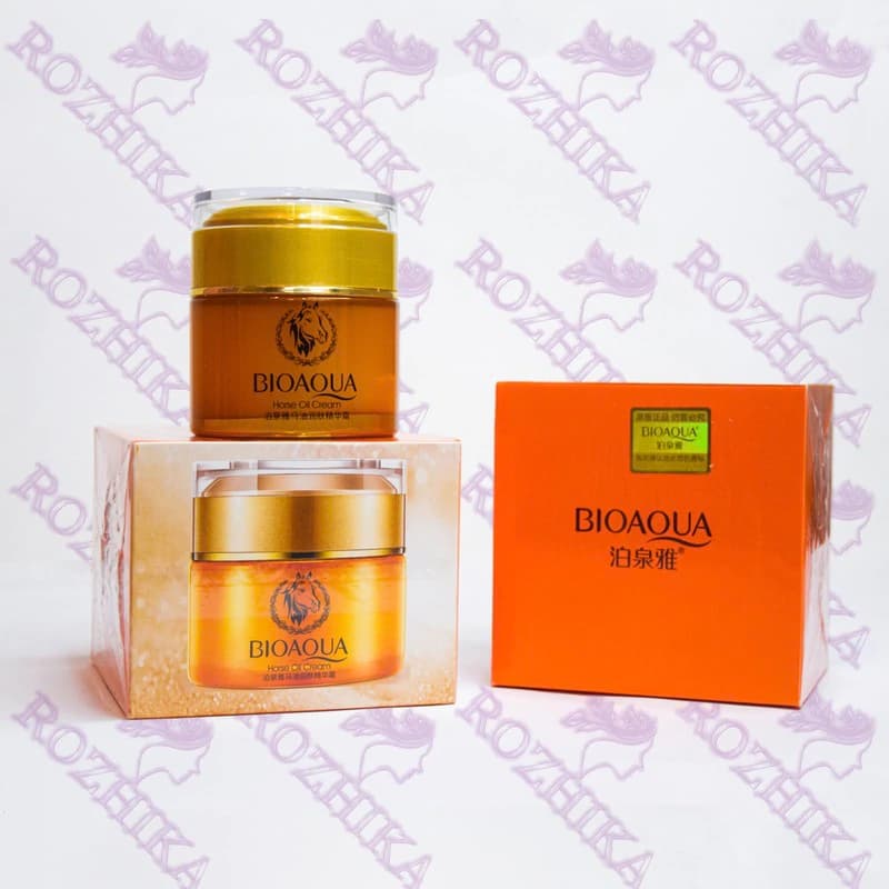 کرم کاسه‌ای روغن اسب بیوآکوا 50 گرم (مغذی پوست خیلی خشک)