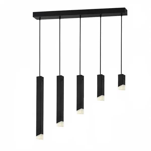 چراغ آویز مکعبی 5 شعله طرح کج کد 807 — تصویر ۷