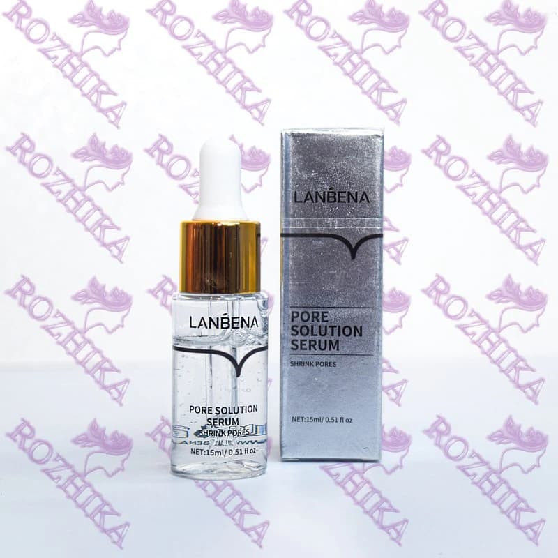 سرم کوچک‌کننده منافذ لانبنا نقره‌ای 15 میلی‌لیتر (Pore Solution) — تصویر ۳