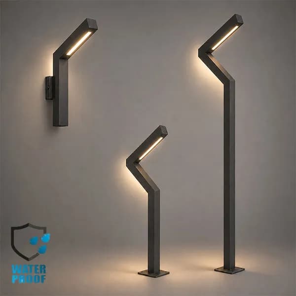 چراغ پارکی دیواری و ایستاده کد P111 — تصویر ۹