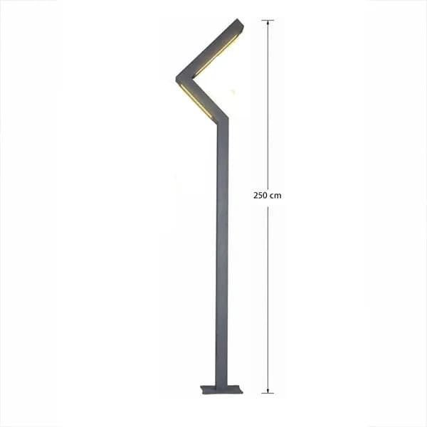 چراغ پارکی دیواری و ایستاده کد P111 — تصویر ۷