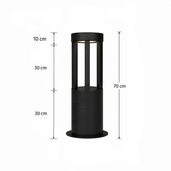 چراغ پارکی دیواری و ایستاده کد P108 — تصویر ۵