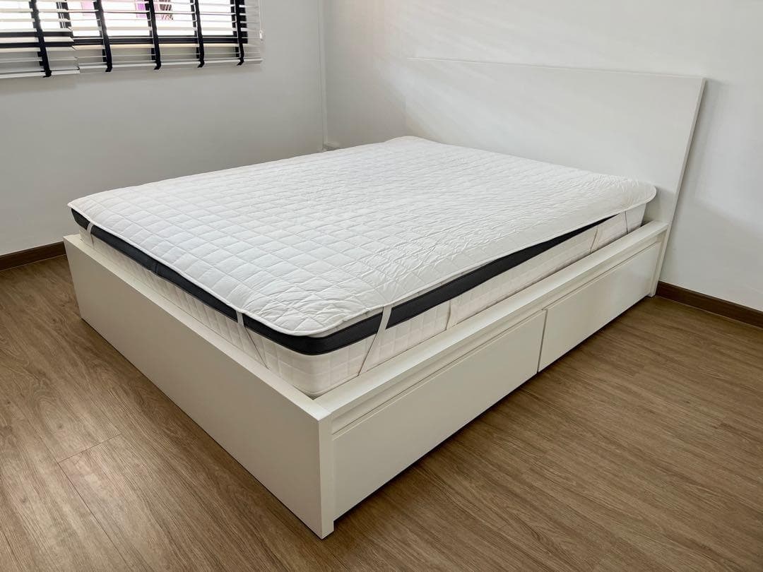 تخت خواب یک نفره طرح ایکیا 90 سانت سازیما — تصویر ۱۱