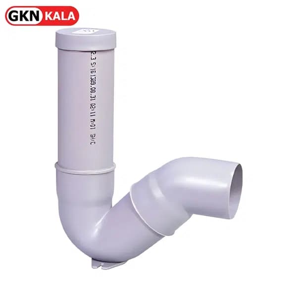 سیفون 110 یک تکه با درپوش (بالوله 125) سایلنت نیوفلکس — تصویر ۲
