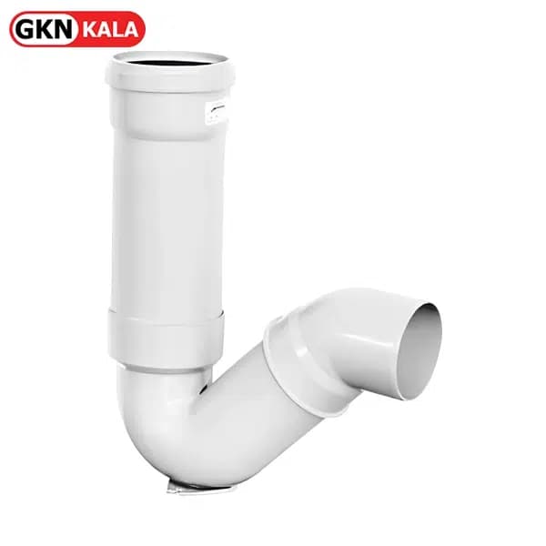 سیفون 75 یک تکه با لوله سوکت دار سایلنت نیوفلکس