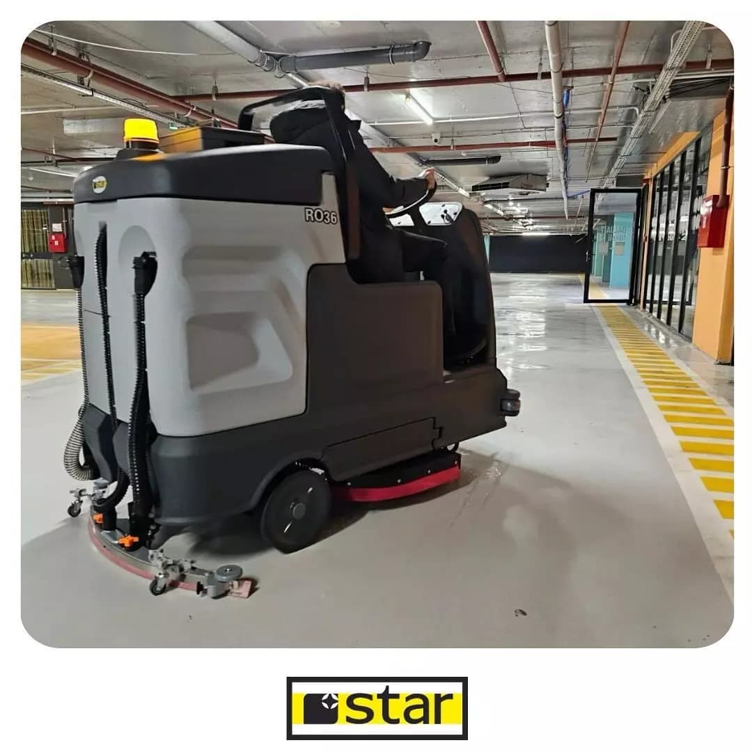 زمین شوی صنعتی اسکرابر سرنشین دار STAR RO36 — تصویر ۱۰