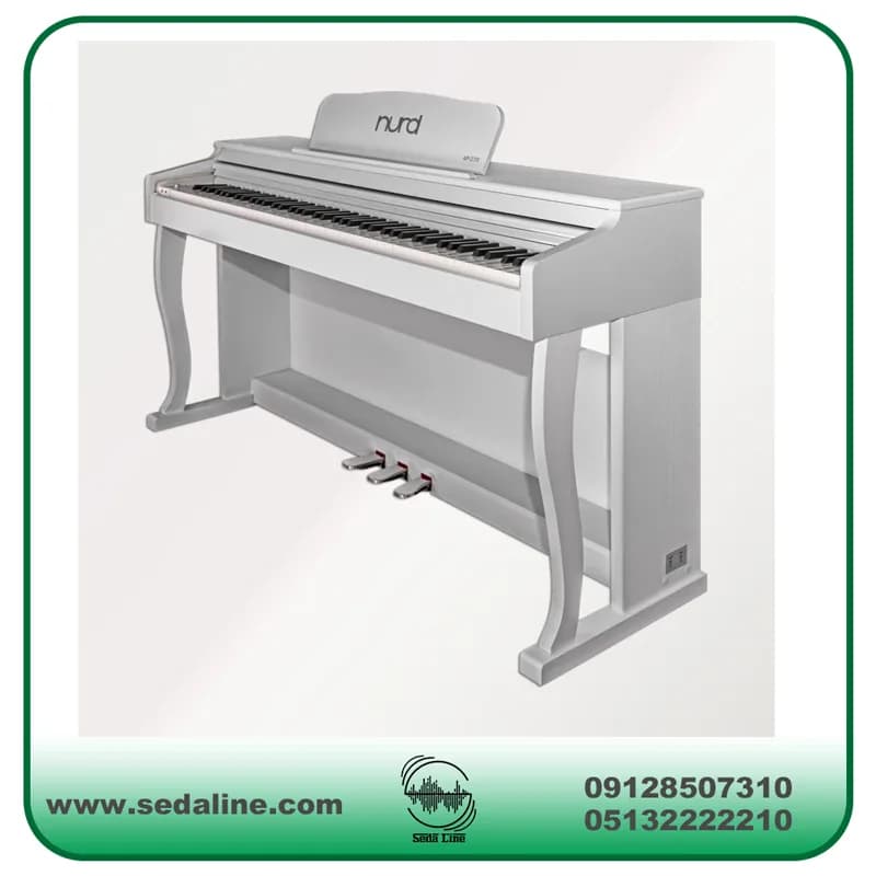 NURD AP270 پیانو دیجیتال سفید — تصویر ۵