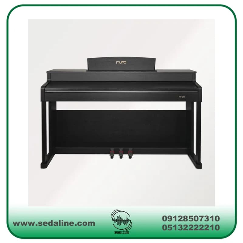 NURD AP260 پیانو دیجیتال مشکی — تصویر ۶