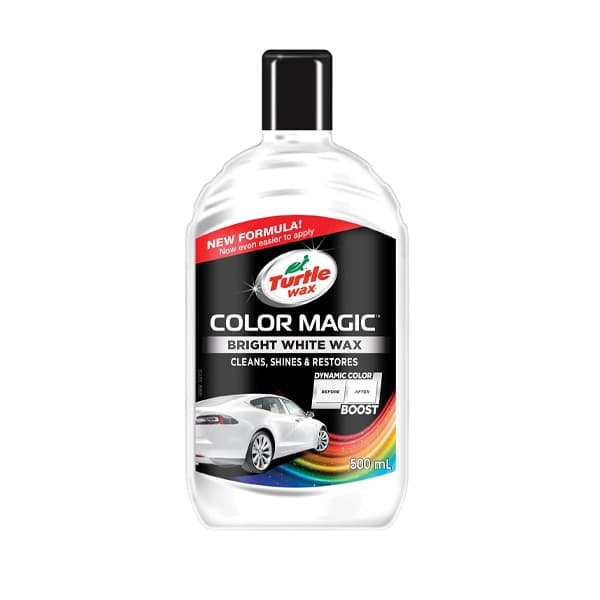 واکس و پولیش جادویی رنگ سفید ترتل واکس مدل Turtle Wax Color Magic White 500ml — تصویر ۲