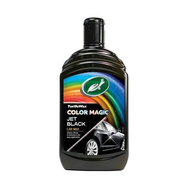 واکس و پولیش جادویی رنگ مشکی ترتل واکس مدل Turtle Wax Color Magic Jet Black 500ml