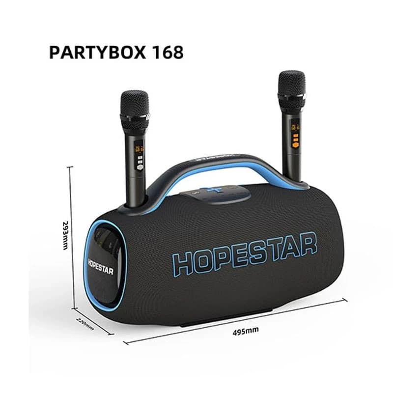 اسپیکر بلوتوثی قابل حمل هوپ استار مدل PARTYBOX 168 — تصویر ۳