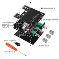 ماژول آمپلی فایر 2 کاناله 2X50W — تصویر ۲