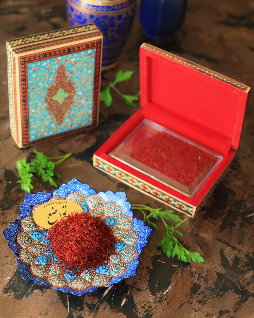 زعفران کادویی جعبه خاتم — تصویر ۳