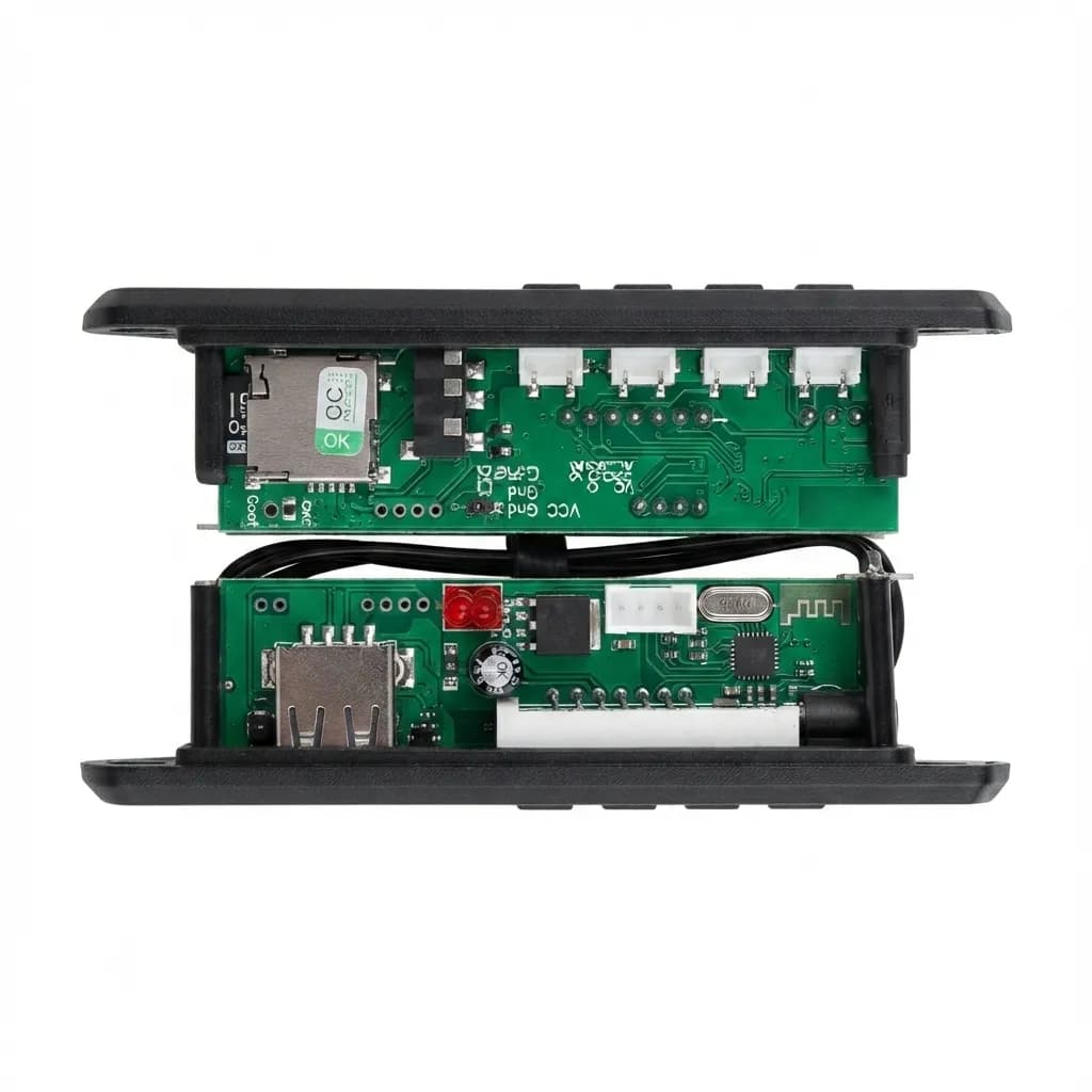 برد بلوتوث‌MP3 پلی USB/TF/FM مدل 747D به همراه ریموت کنترل — تصویر ۵