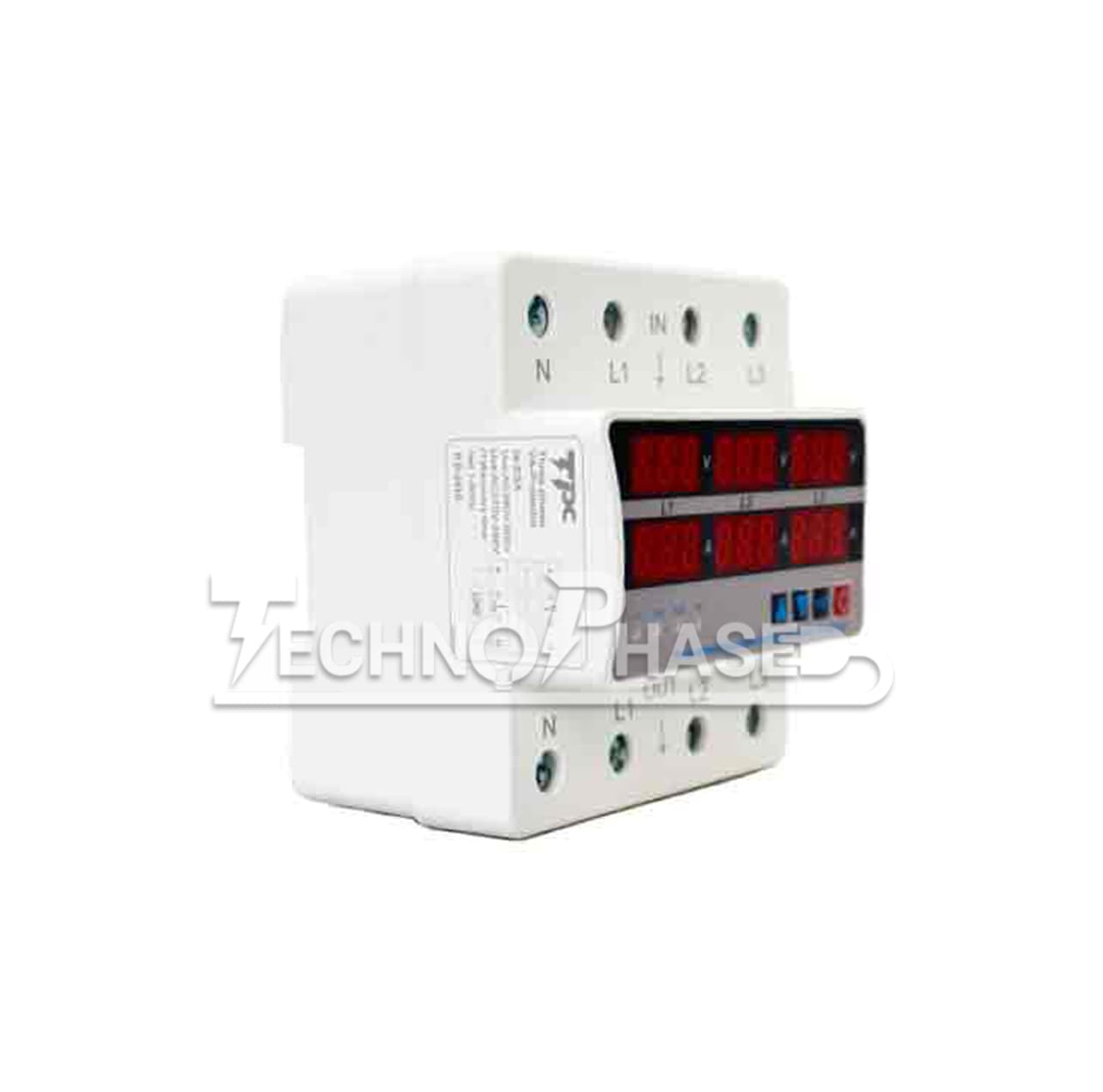 محافظ ولتاژ سه فاز ۱۰۰ آمپر تکنوفاز مدل TP-4VA100A — تصویر ۴