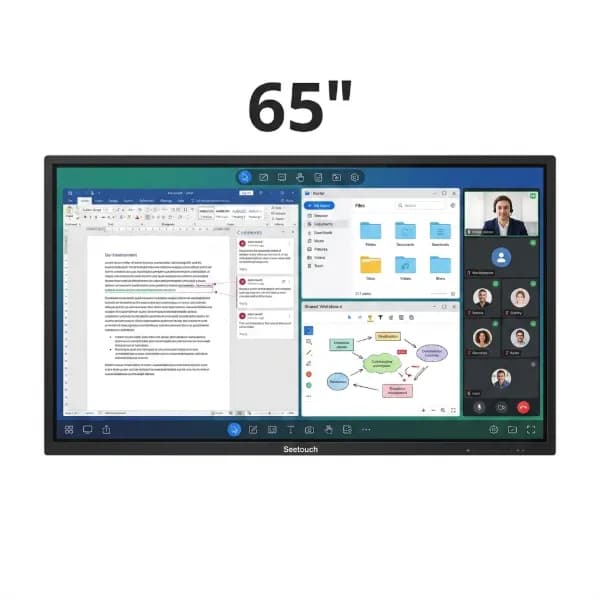 مانیتور لمسی ۶۵ اینچ سی تاچ مدل TSHL65TM1001 — تصویر ۵