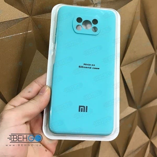 کاور سیلیکونی شیائومی Poco X3/X3 Pro با محافظ لنز — تصویر ۶