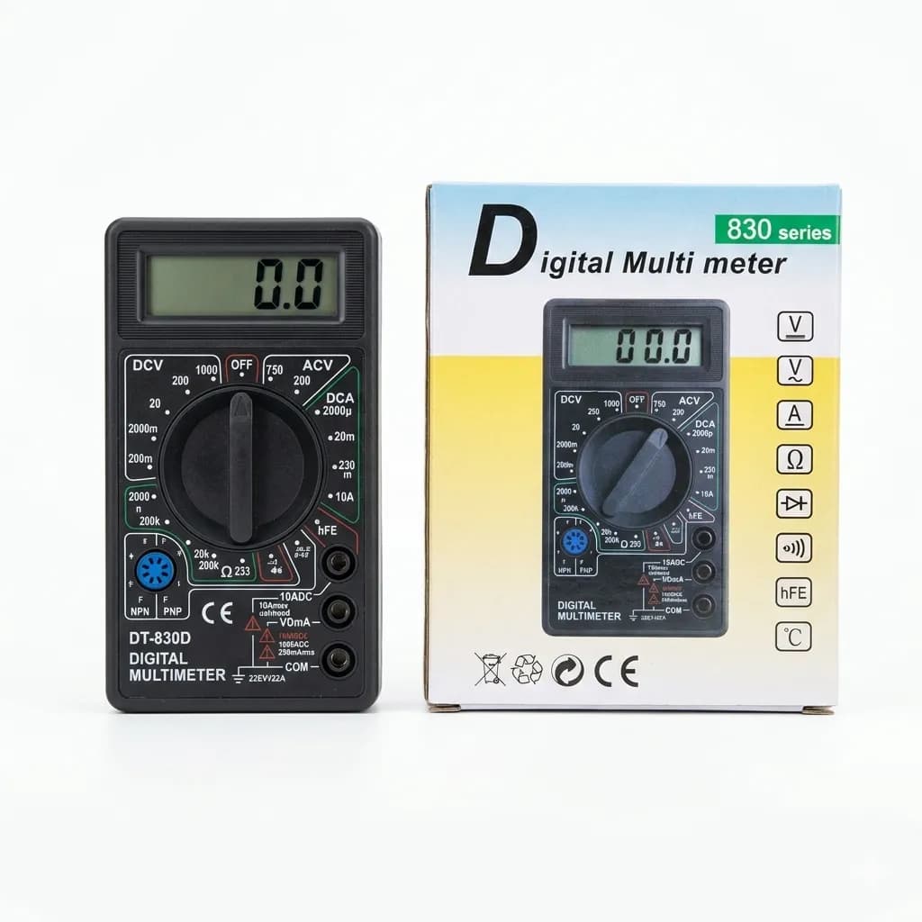 اهمتر و مولتی متر دیجیتال مدل 830D — تصویر ۲