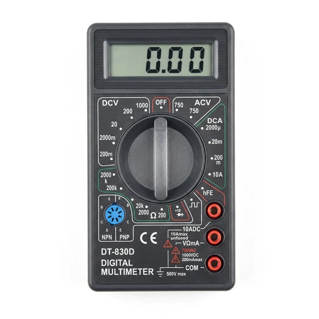 اهمتر و مولتی متر دیجیتال مدل 830D — تصویر ۴