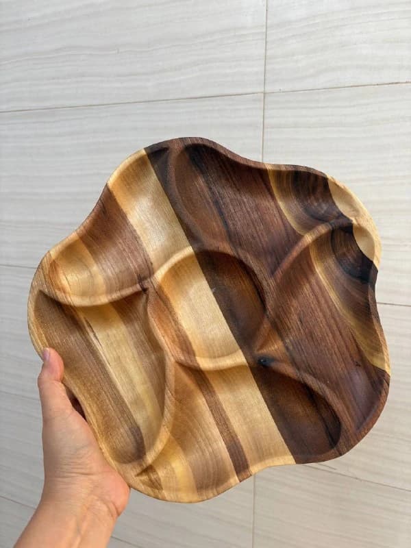 اردوخوری چوبی سه بعدی شقایق — تصویر ۸