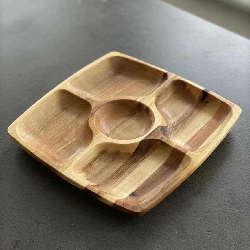 اردوخوری چوبی سه بعدی نگار — تصویر ۲