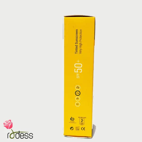 ضد آفتاب spf50 رنگی پوست چرب شماره 2+ بیکن 50 میل — تصویر ۶