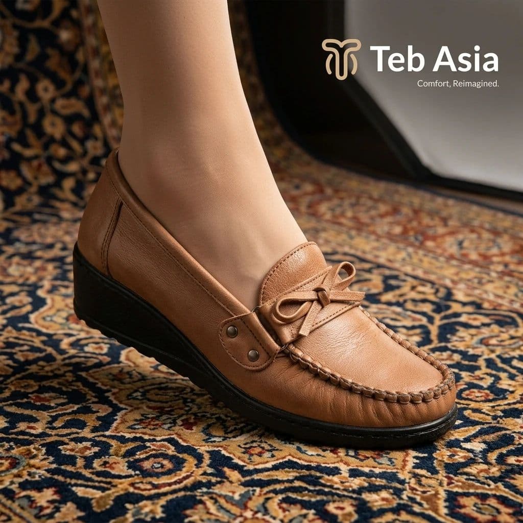 کفش طبی زنانه دکتر اشمیت مدل صدف طب اسیا — تصویر ۲