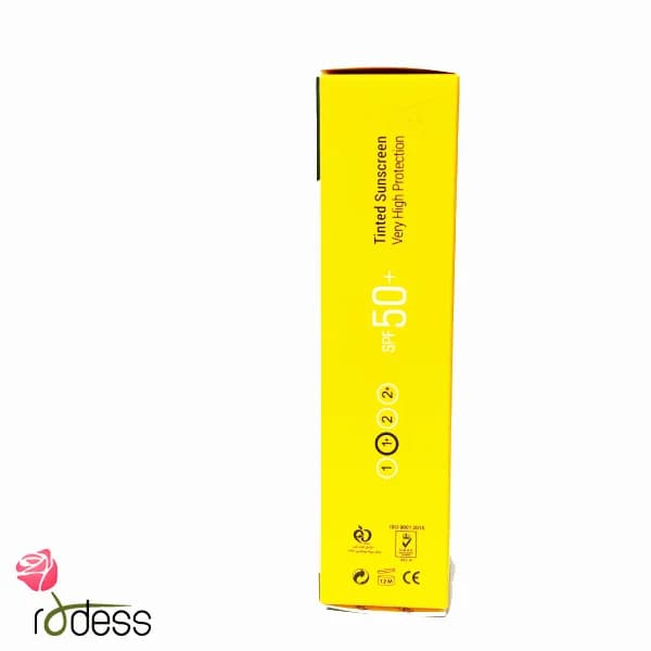ضد آفتاب SPF50 رنگی پوست خشک شماره 1+ بیکن 50 میل — تصویر ۵