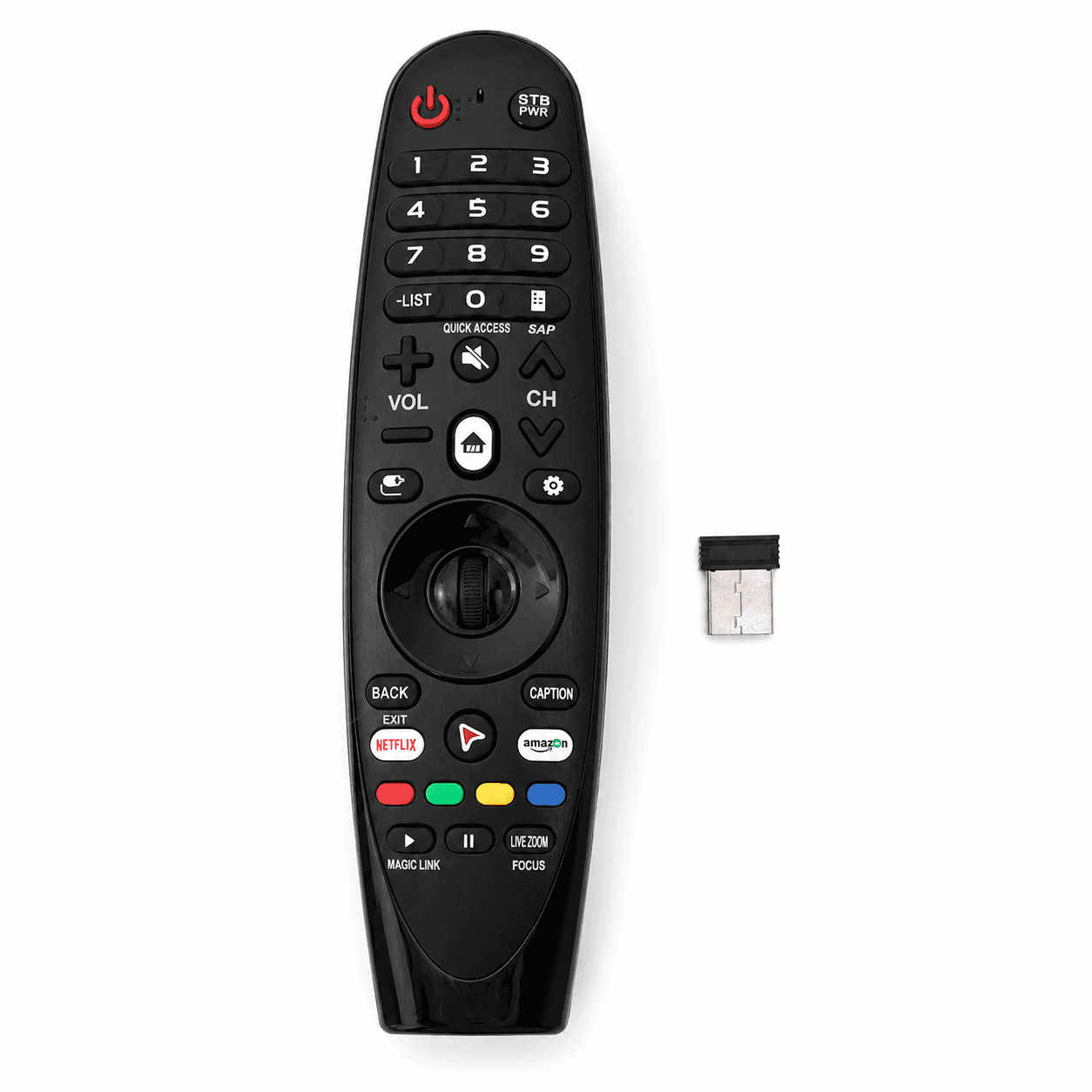 کنترل تلویزیون هوشمند دانگل دار LG الجی RM_G3900 V3 موسی — تصویر ۳