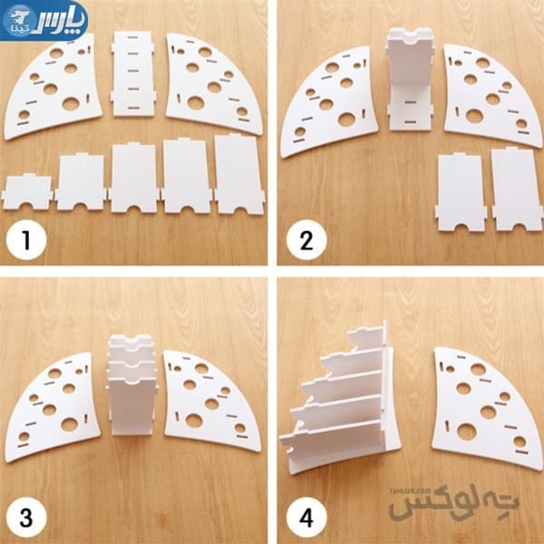 شلف جا کنترلی و جا لوازمی دو حالته — تصویر ۴