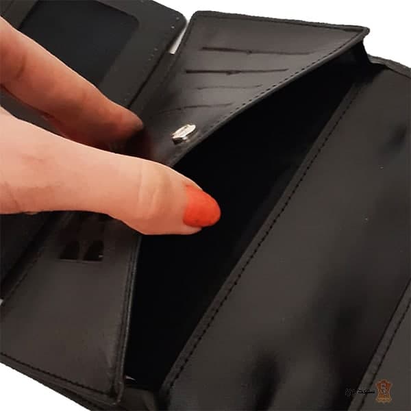 کیف پاسپورتی دستی چرم طبیعی سهندچرم کدD2-107 — تصویر ۴