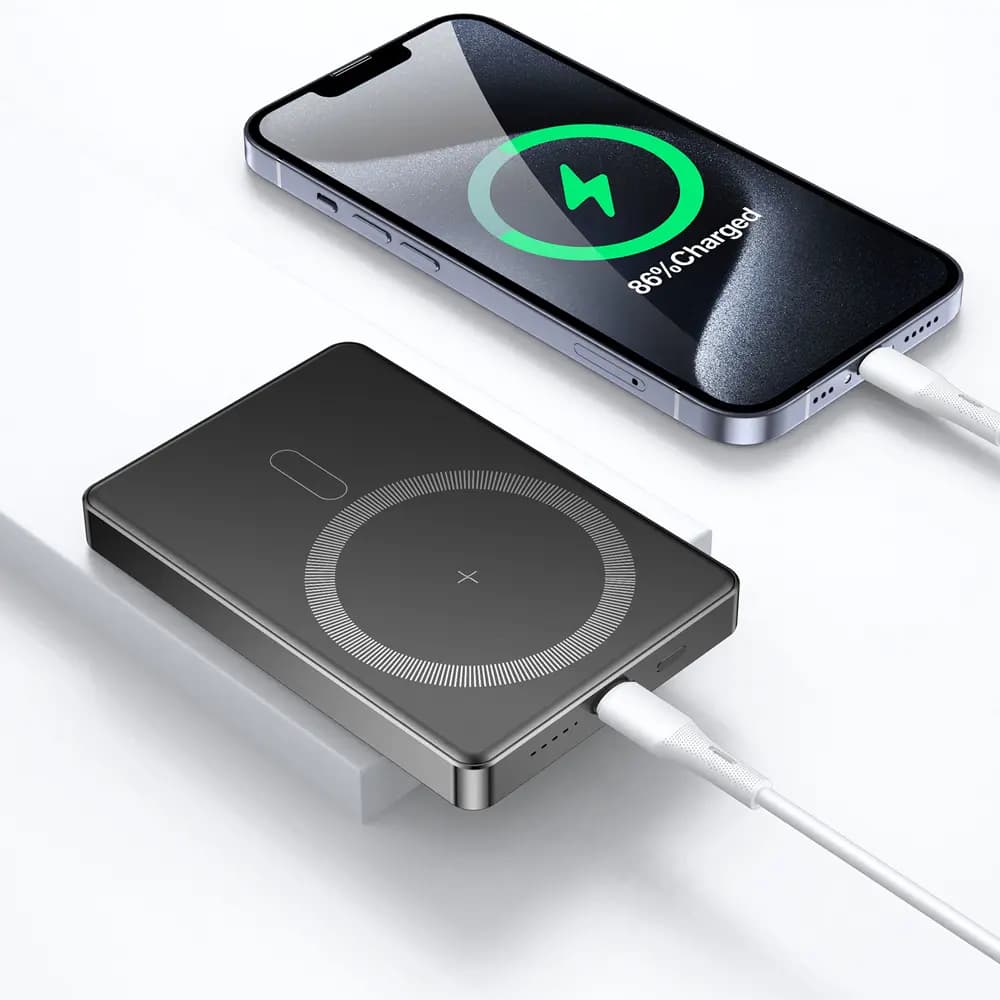 پاور بانک تروسمی Trusmi Ultra-Thin Magnetic Wireless Power Bank-10000mAh — تصویر ۵