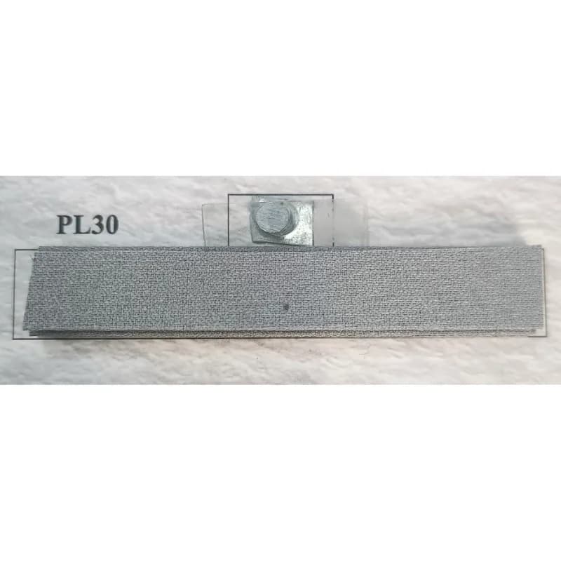 پرده پشت دری پنجره‌ای پلیسه بلک اوت طوسی روشن PL30 — تصویر ۱۱
