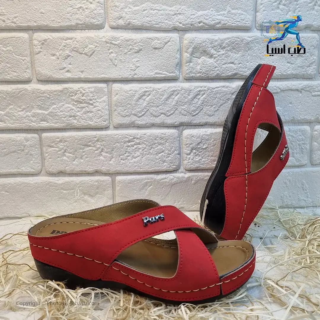 صندل طبی زنانه پارس مدل ضربدر — تصویر ۲