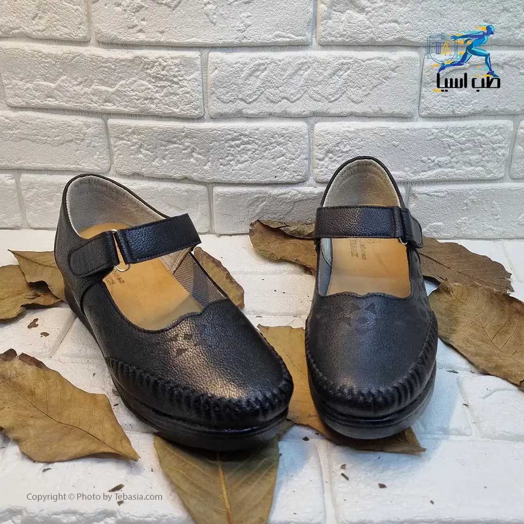 کفش طبی زنانه آسیاسنتر مدل مهرسا طرح چرمی — تصویر ۴