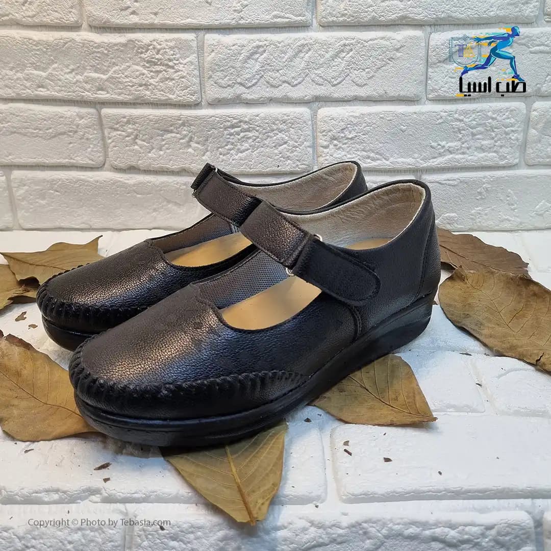 کفش طبی زنانه آسیاسنتر مدل مهرسا طرح چرمی — تصویر ۵