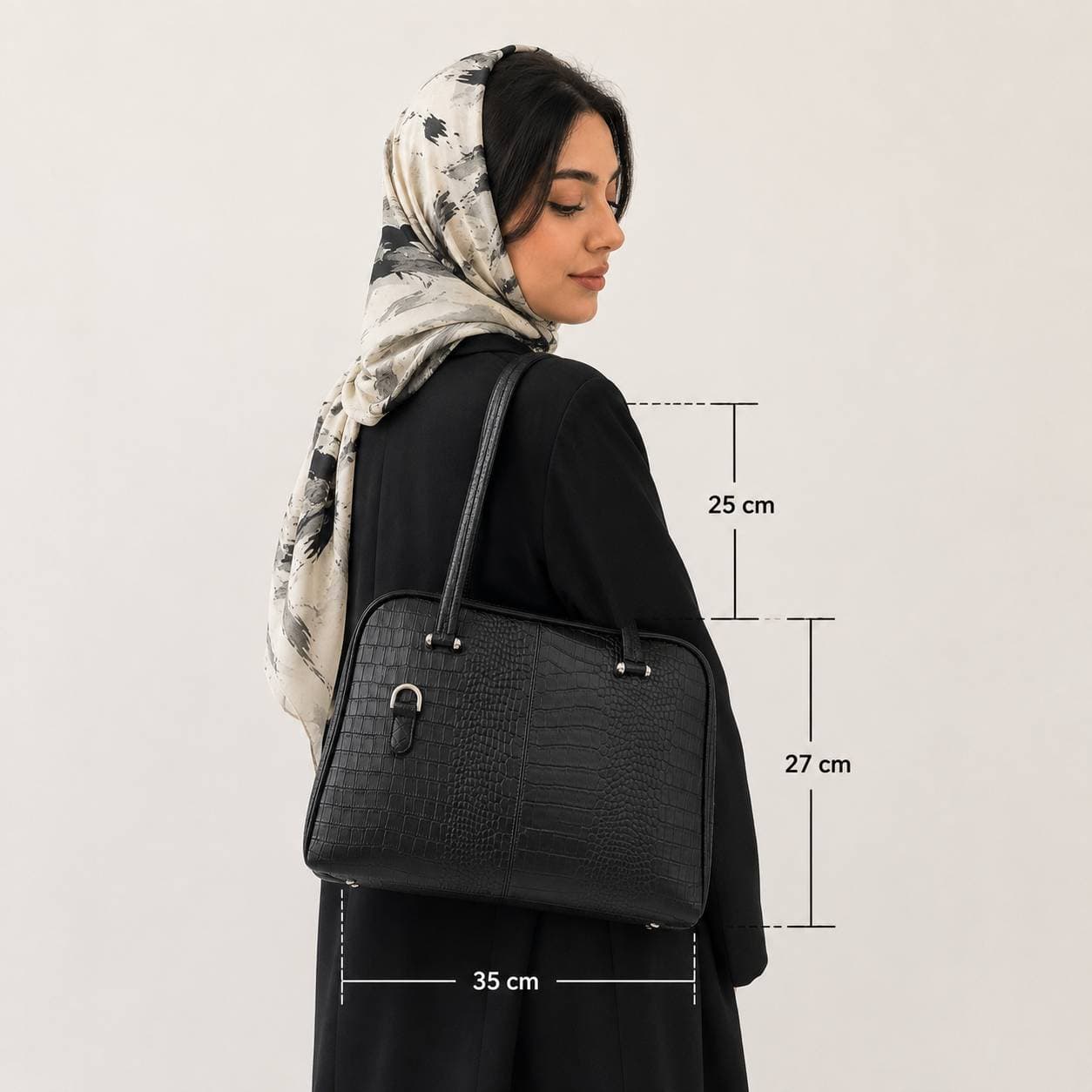 کیف مجلسی زنانه چرم طبیعی کدC3-113 — تصویر ۹