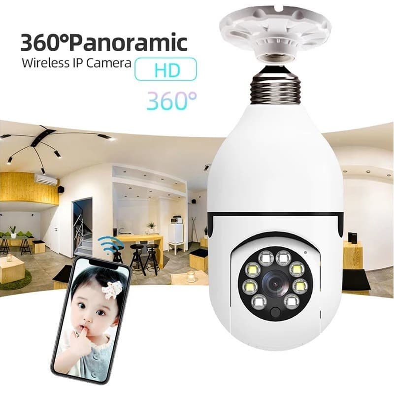 دوربین مداربسته لامپی چرخشی Z-IOT CAM — تصویر ۹