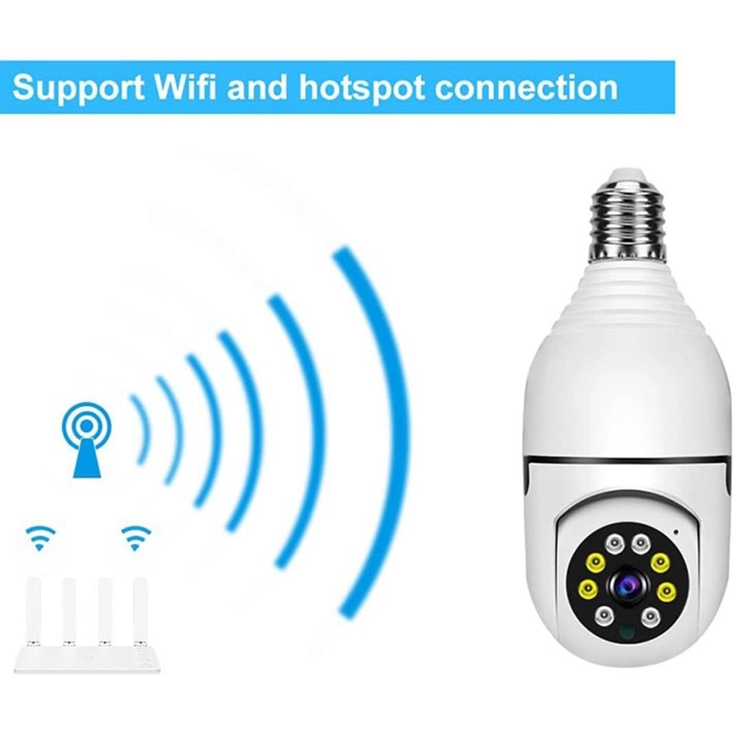 دوربین مداربسته لامپی چرخشی Z-IOT CAM — تصویر ۱۲