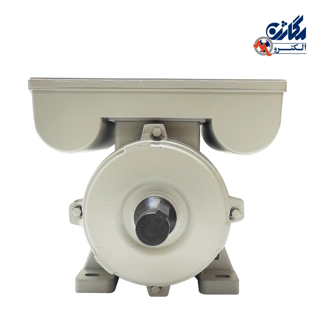 الکتروموتور الکتروژن بدنه آلومینیوم تکفاز 1.5 کیلووات (2 اسب) دو خازن 1500دور crs — تصویر ۶