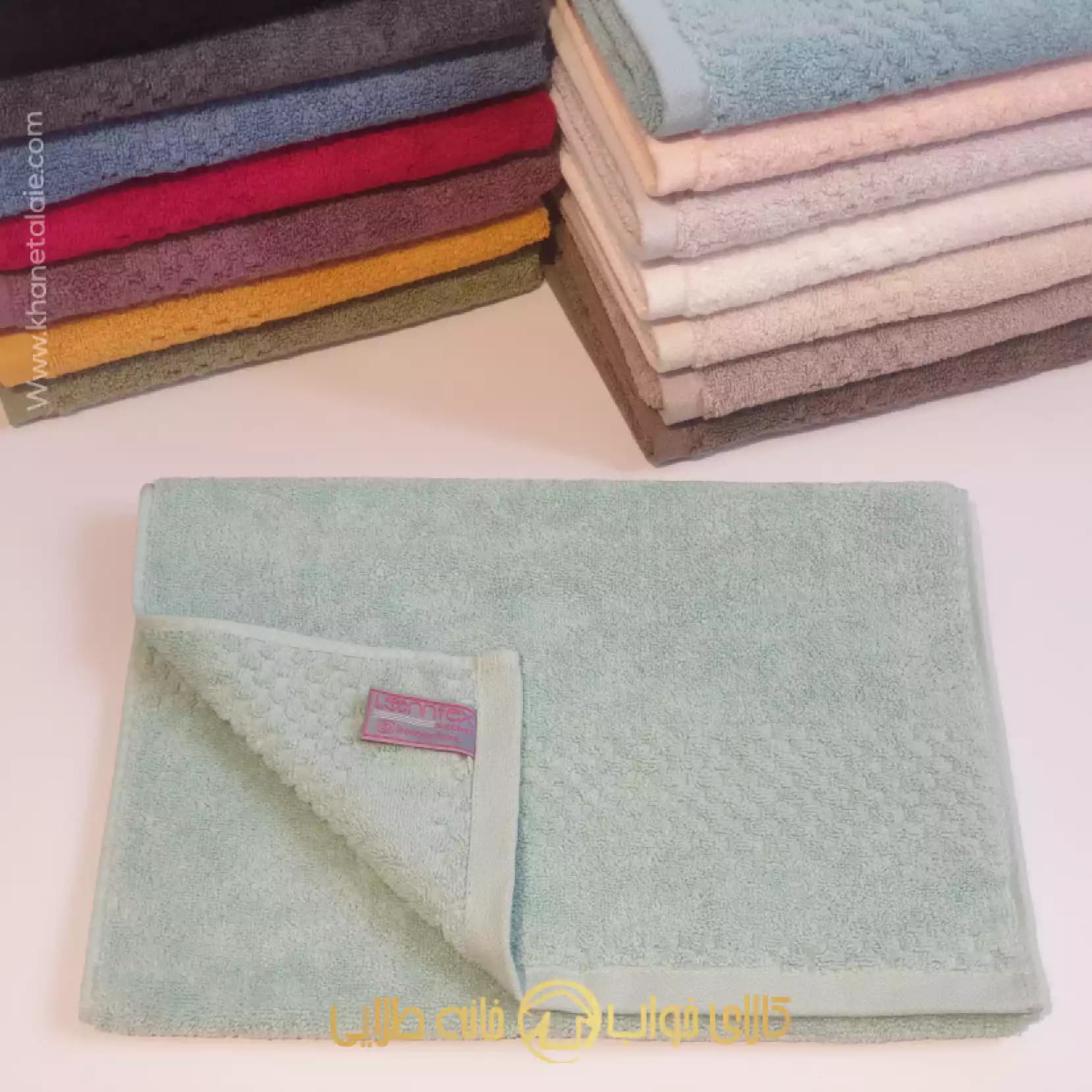 حوله دستی 80*40 برند لینتکس طرح رومنس — تصویر ۲