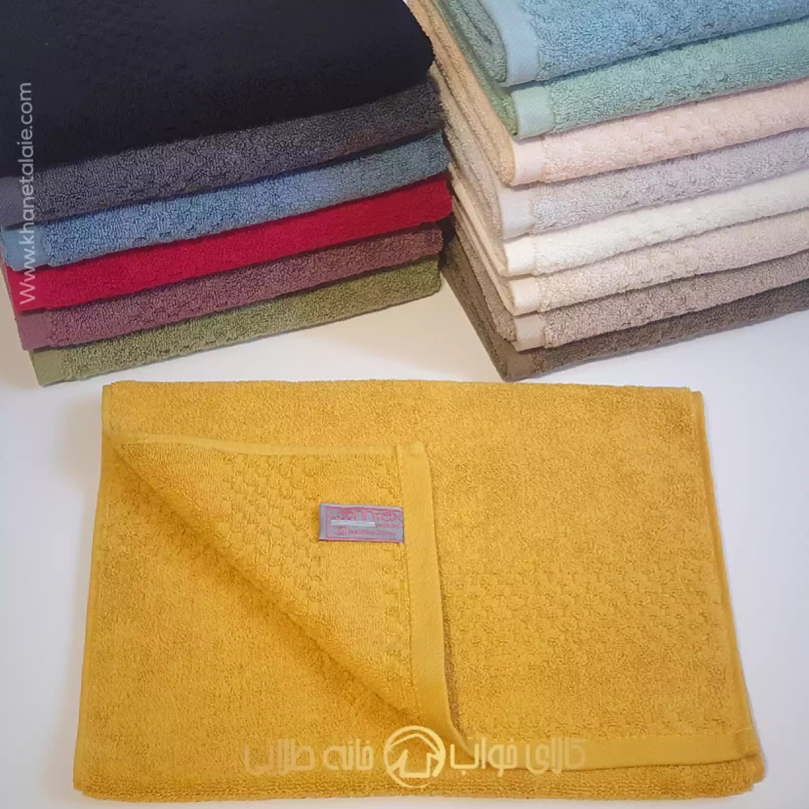 حوله دستی 80*40 برند لینتکس طرح رومنس — تصویر ۷