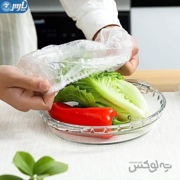 کاور پلاستیکی غذا بسته 100 عددی — تصویر ۵