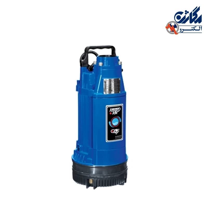 کف کش توان تک 2 اینچ 75 متری سه فاز پروانه استیل مدل TPT 75/6 — تصویر ۲