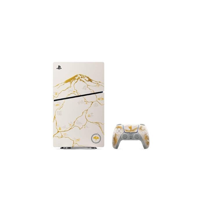 کنسول بازی PlayStation 5 Slim Ghost of Yotei Limited Edition Gold — تصویر ۹