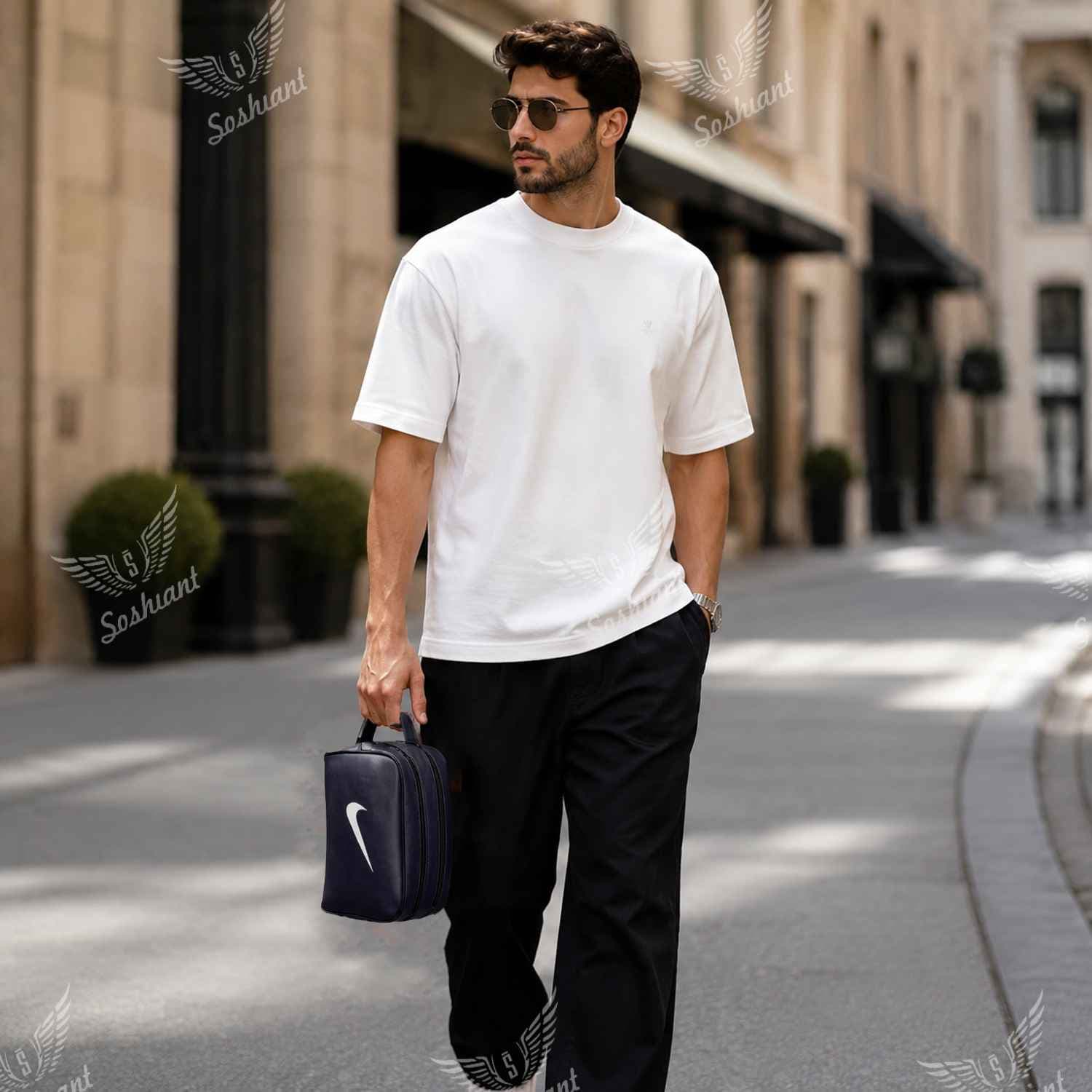 کیف دستی لوازم شخصی مردانه نایکی — تصویر ۴
