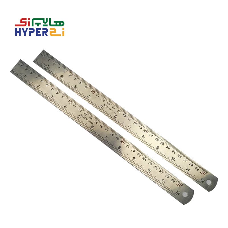 خط کش فلزی ضد زنگ 30cm