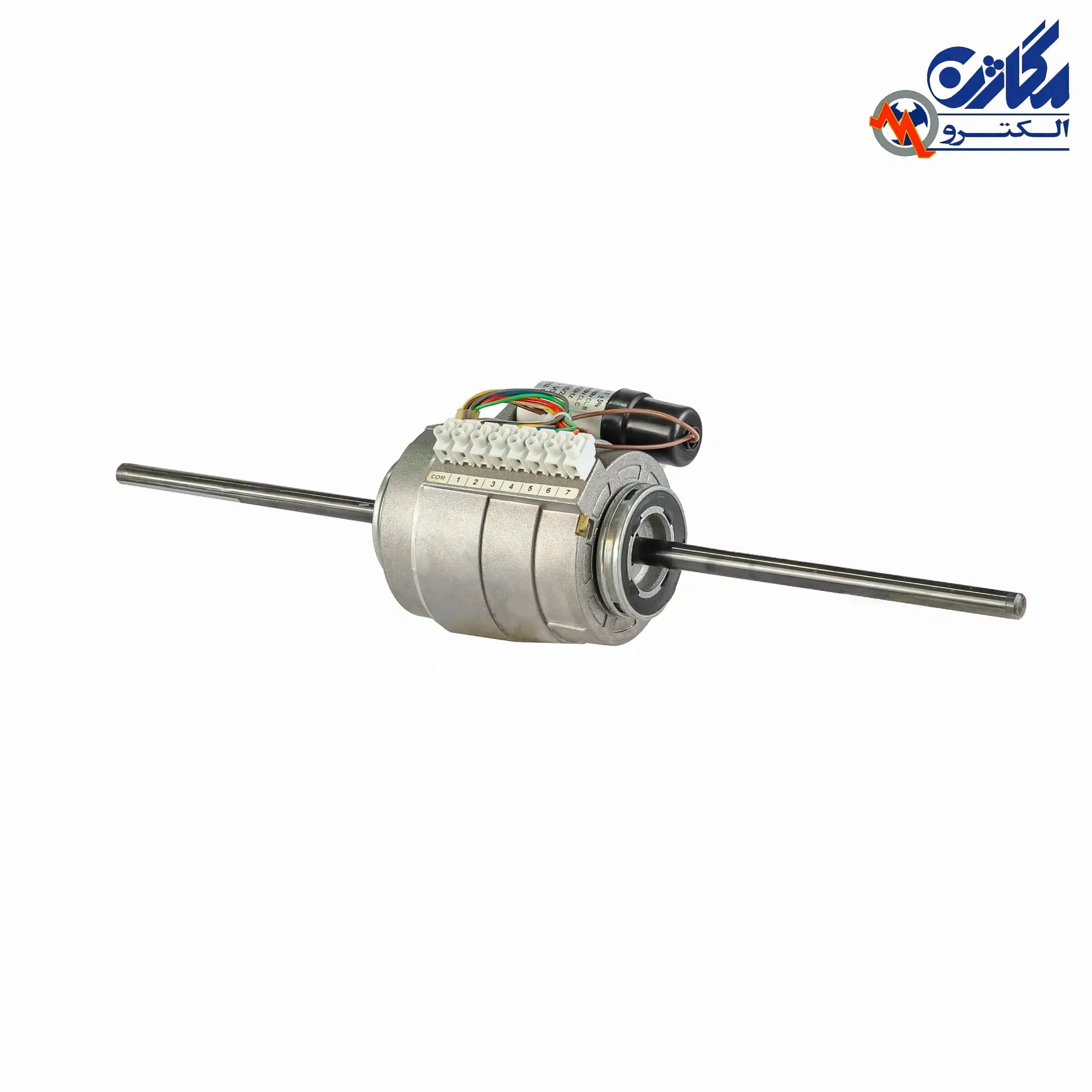 موتور فن کوئل دو سرشافت الکتروژن 1/16 اسب